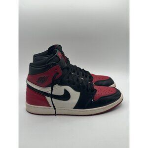 Nike Air Jordan 1 One Bred Toe Black Red White Shoes Mens 555088-610 Size 13